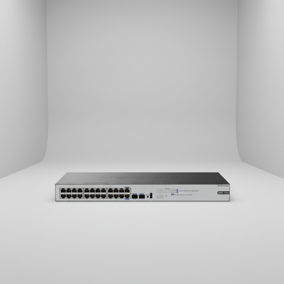 Przełącznik H3C Mini S1226FX 10G Uplink Energooszczędny zielony przełącznik