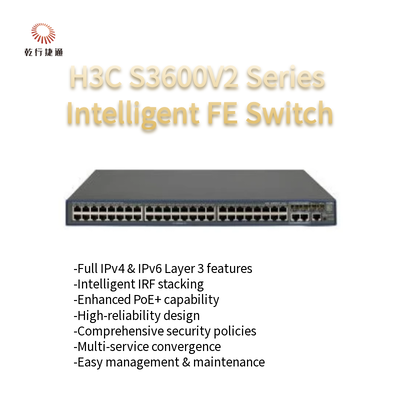 H3C S3600V2 Serii Inteligentny Przejście IRF Fast Ethernet S3600V2-52TP-SI