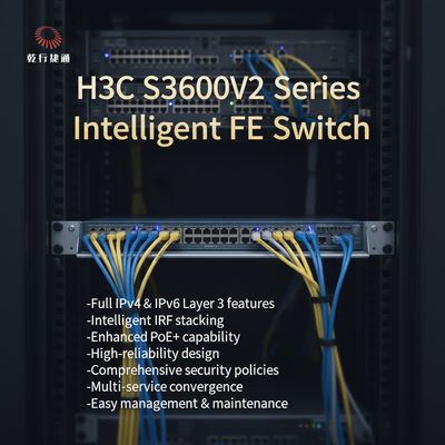 H3C S3600V2 Serii Inteligentny Przejście IRF Fast Ethernet S3600V2-52TP-SI