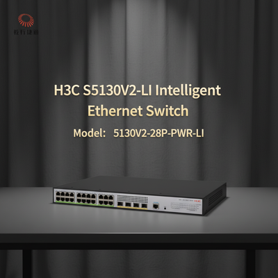 S5130V2-28P-PWR-LI H3C S5130V2-LI Zielony inteligentny przełącznik Gigabit Ethernet