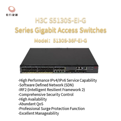 Ulepszone gigabitowe przełączniki dostępowe serii H3C S5130S-EI-G S5130S-36F-EI-G