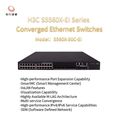 H3C S5560X-EI Serii S5560X-30C-EI Wysokiej Wydajności Konwergowane Przełączniki Ethernet
