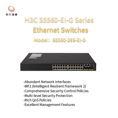 H3C S5560-EI-G Serii S5560-28S-EI-G Wysokiej Wydajności Przełączniki Ethernet