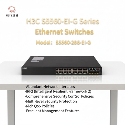 H3C S5560-EI-G Serii S5560-28S-EI-G Wysokiej Wydajności Przełączniki Ethernet