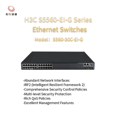 H3C S5560-EI-G Serii S5560-30C-EI-G-H1 Wysokiej Wydajności Przełączniki Ethernet