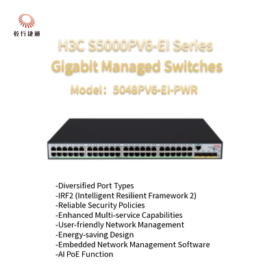 H3C S5000PV6-EI Serii S5048PV6-EI-PWR Gigabit Managed Switches