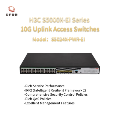 Przełączniki dostępowe H3C S5000X-EI serii S5024X-PWR-EI 10G