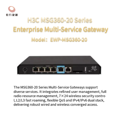 H3C MSG360-20 serii EWP-MSG360-20 Enterprise Multi-Service Gateway