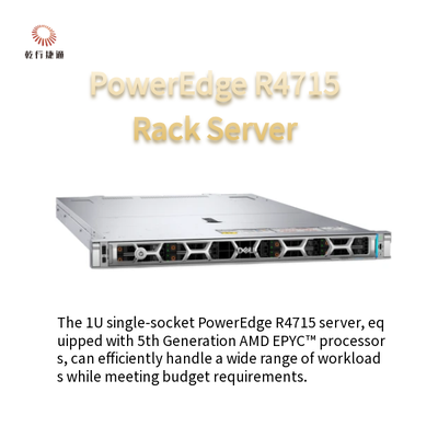 PowerEdge R4715 1U Single-Socket Server zasilany procesorami AMD EPYC 5. generacji