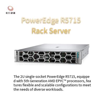 PowerEdge R5715 2U Single-Socket Server zasilany procesorami AMD EPYC 5. generacji