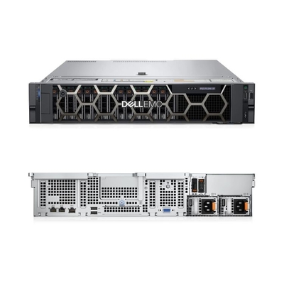 R550 Dell Poweredge Server H745 800W Power 2U komputer do montażu w szafie serwerowej