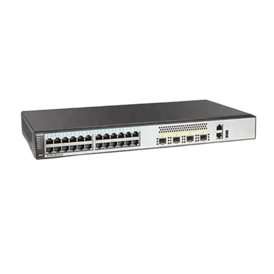 Oryginalny S5700 24 portów Ethernet Switch Stock 24 10 / 100 / 1000BASE-T, 4 porty SFP Gigabit (Combo) 24 port 1000 Gb 9