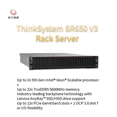 Lenovos ThinkSystem SR650 V3 2U Server wspiera wiele systemów operacyjnych